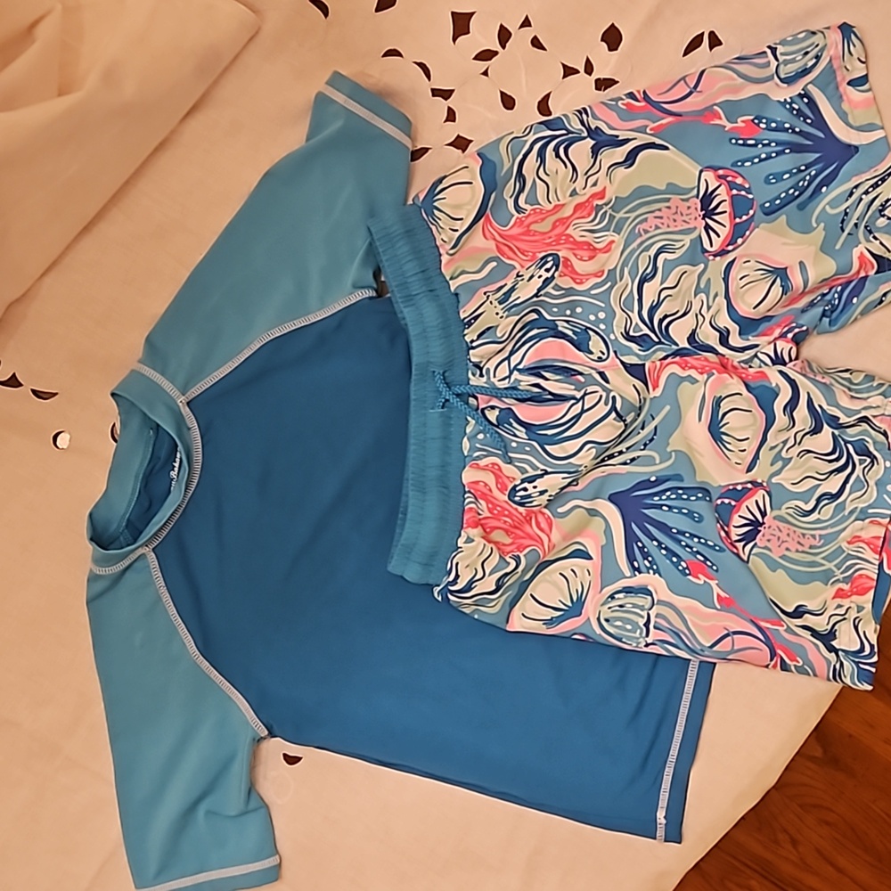 Kids Boys Tommy Bahama Swim Set
